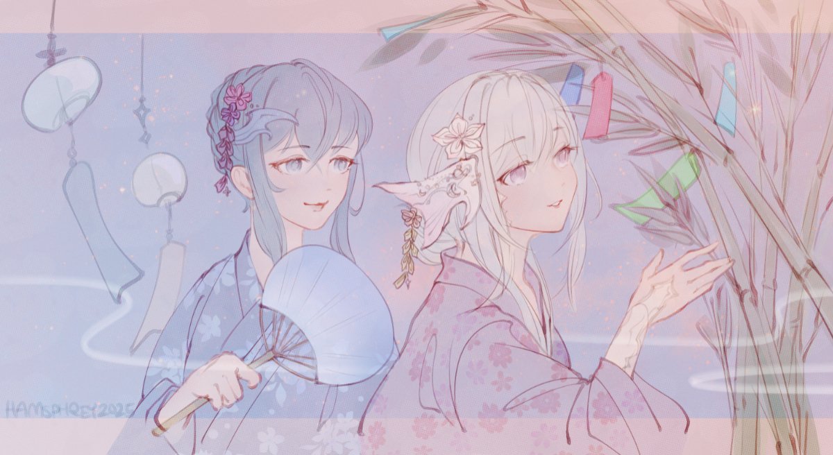 Hamsphrey's tweet photo. 🎋 
ft me and friend's ocs https://t.co/rEdoPnMgGU