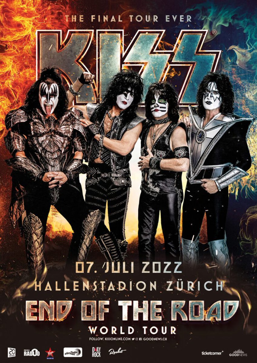 kiss's tweet image. #KISSTORY: July 7, 2022 - The End Of The Road Tour destroyed Hallenstadion in Zurich, Switzerland.
Did you see KISS in 2022? Where?