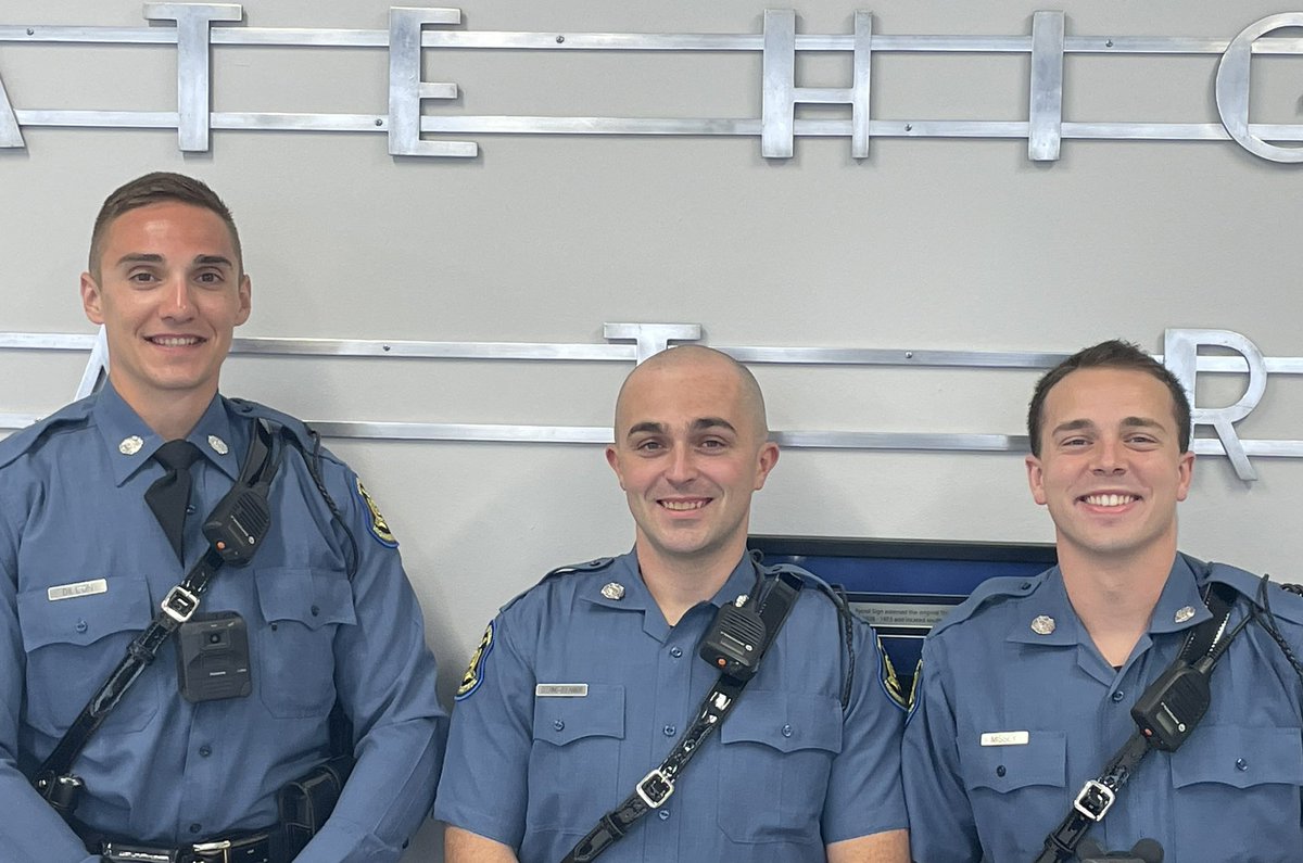 MSHPTrooperE's tweet image. Today we welcomed Troopers Dillon, Deering-Bohannon and Missey to our Troop. They will begin field training and applying the skills they’ve learned in the academy over the next few months. #Welcome #BlueFlame