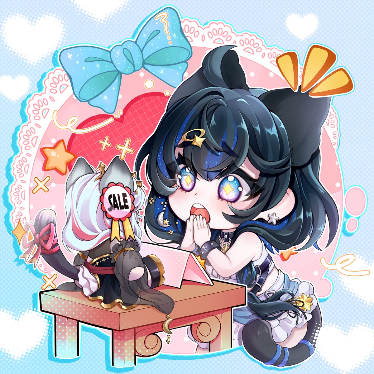 Ich hab ganz vergessen die Geburtstag Artworks zu Posten die ich bekommen habe! My Wifey hat mir ein super cutes Artwork geschenkt 💙 Das "Sale" Schild auf ihr ist eine Lüge weil sie unbezahlbar ist &gt;:(

Danke @/Maephira!!!