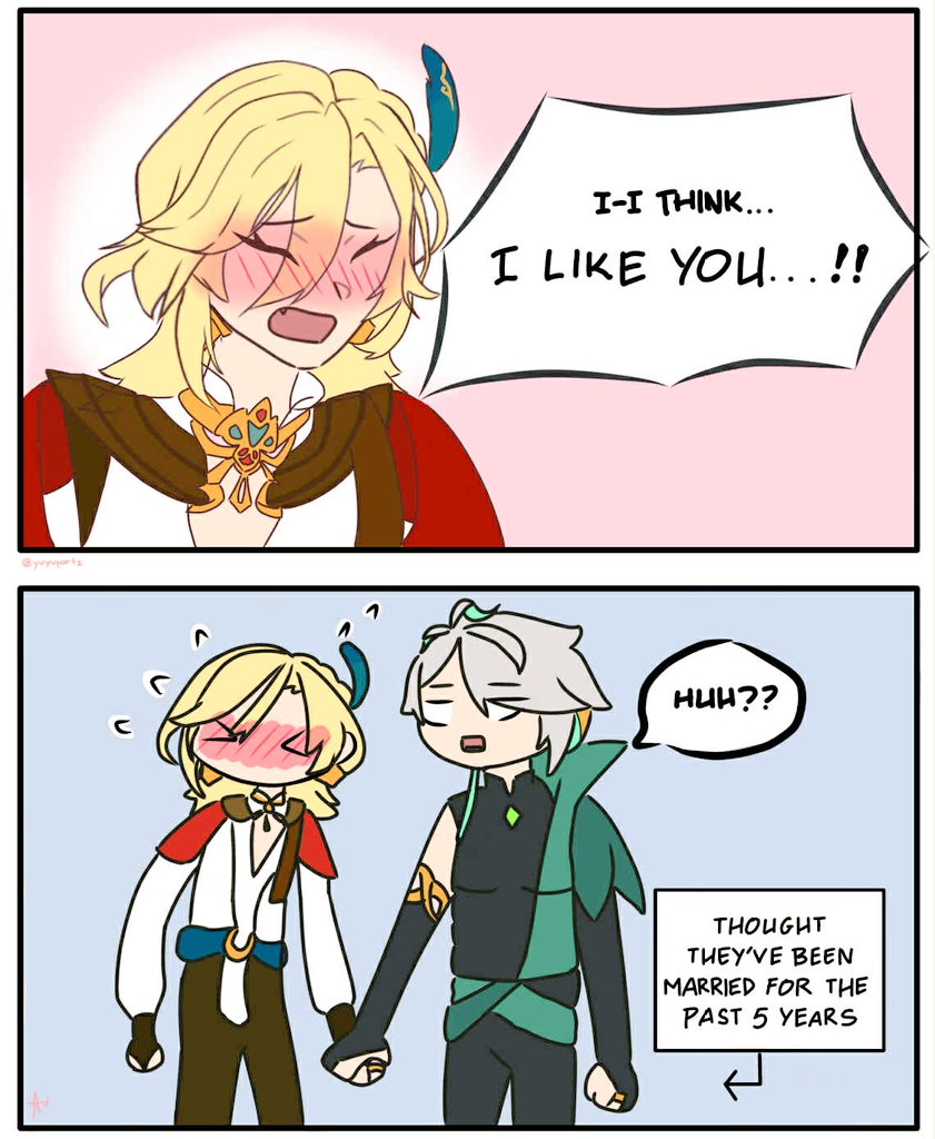 When Kaveh finally shoot his shot…. Bold move 💍🏛️🌱

... 

#haikaveh #kavehtham #Kaveh #Alhaitham #GenshinImpact