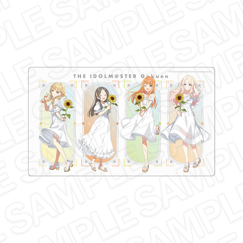 ラバーデスクマット ラバーマット デスクマット sunflower ver