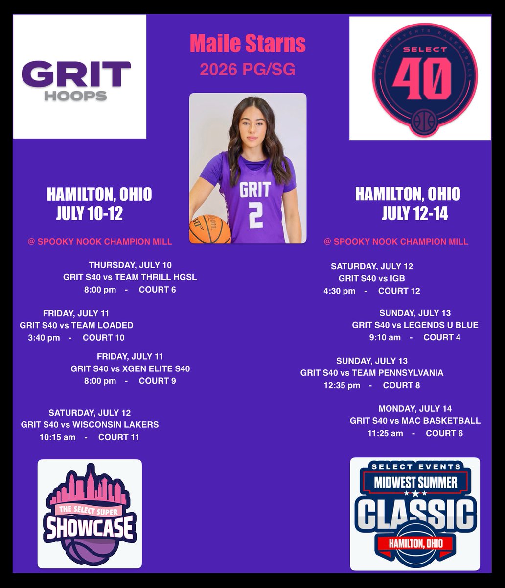 Maile Starns (@maile_starns) on Twitter photo Next stop Hamilton, Ohio.
See you soon!!
<a href="/grithoops/">GRIT</a> <a href="/PGHColorado/">Prep Girls Hoops Colorado</a> <a href="/girlsbballco/">GIRLS BASKETBALL COLORADO</a> <a href="/JrAllStarCO/">Colorado Jr. All-Star GBB</a> <a href="/Uprise_Hoops/">Uprise Hoops</a> <a href="/LadyTitanSwish/">Legend Girls Basketball</a> Next stop Hamilton, Ohio.
See you soon!!
<a href="/grithoops/">GRIT</a> <a href="/PGHColorado/">Prep Girls Hoops Colorado</a> <a href="/girlsbballco/">GIRLS BASKETBALL COLORADO</a> <a href="/JrAllStarCO/">Colorado Jr. All-Star GBB</a> <a href="/Uprise_Hoops/">Uprise Hoops</a> <a href="/LadyTitanSwish/">Legend Girls Basketball</a>
