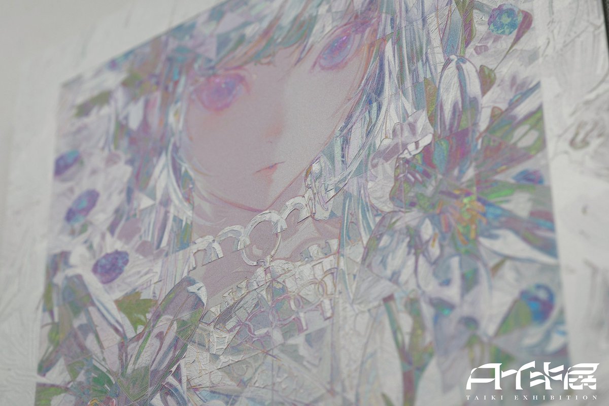 ┈┈┈┈┈┈┈┈┈
　事後通販受付中
┈┈┈┈┈┈┈┈┈
『In』

サイズ：300 × 300mm
仕様：特殊紙（スペシャリティズ）＋UV印刷

▼ご注文はこちらから
sss-by-applibot.booth.pm/items/6807617

#タイキ展 #taiki_exhibition