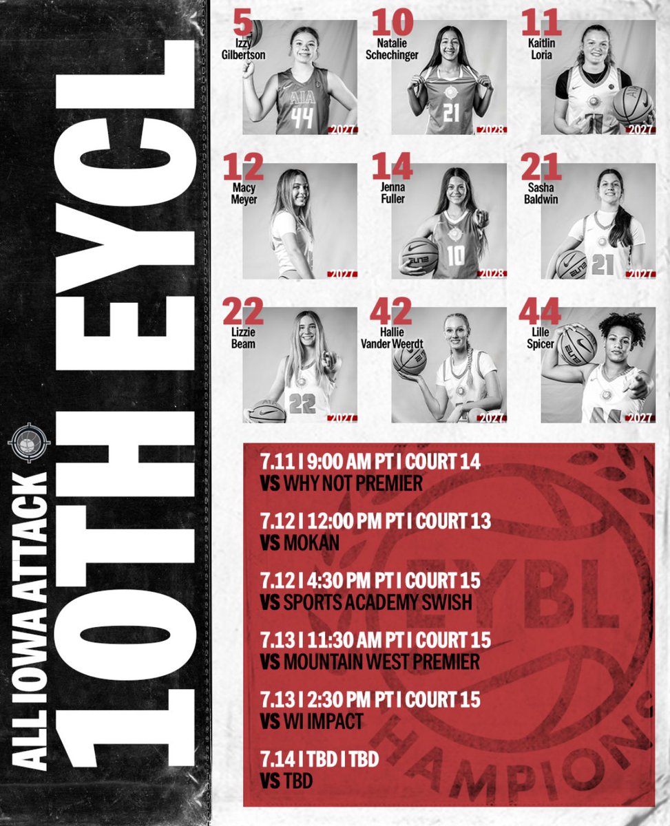 Lillianna Spicer (@spicerlillianna) on Twitter photo This is my schedule for this week in Las Vegas! <a href="/PGHIowa/">Prep Girls Hoops Iowa</a> <a href="/AllIowaAttack/">All Iowa Attack Girls EYBL</a> This is my schedule for this week in Las Vegas! <a href="/PGHIowa/">Prep Girls Hoops Iowa</a> <a href="/AllIowaAttack/">All Iowa Attack Girls EYBL</a>