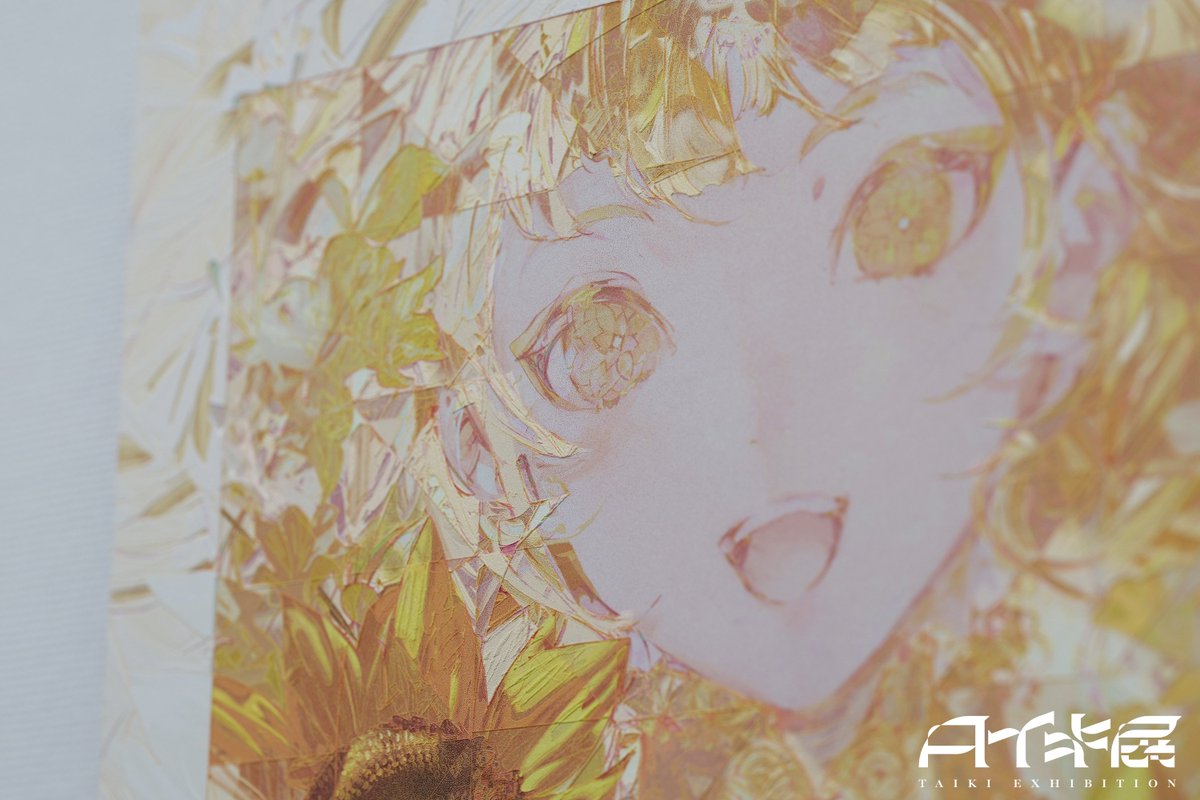 ┈┈┈┈┈┈┈┈┈
　事後通販受付中
┈┈┈┈┈┈┈┈┈
『Yō』

サイズ：300 × 300mm
仕様：特殊紙（スペシャリティズ）＋UV印刷

▼ご注文はこちらから
sss-by-applibot.booth.pm/items/6807630

#タイキ展 #taiki_exhibition