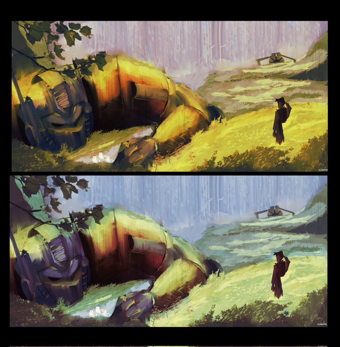 ley_draw's tweet image. The last battle ( Landscape training )
#Transformers #tfone #digitalart #OptimusPrime