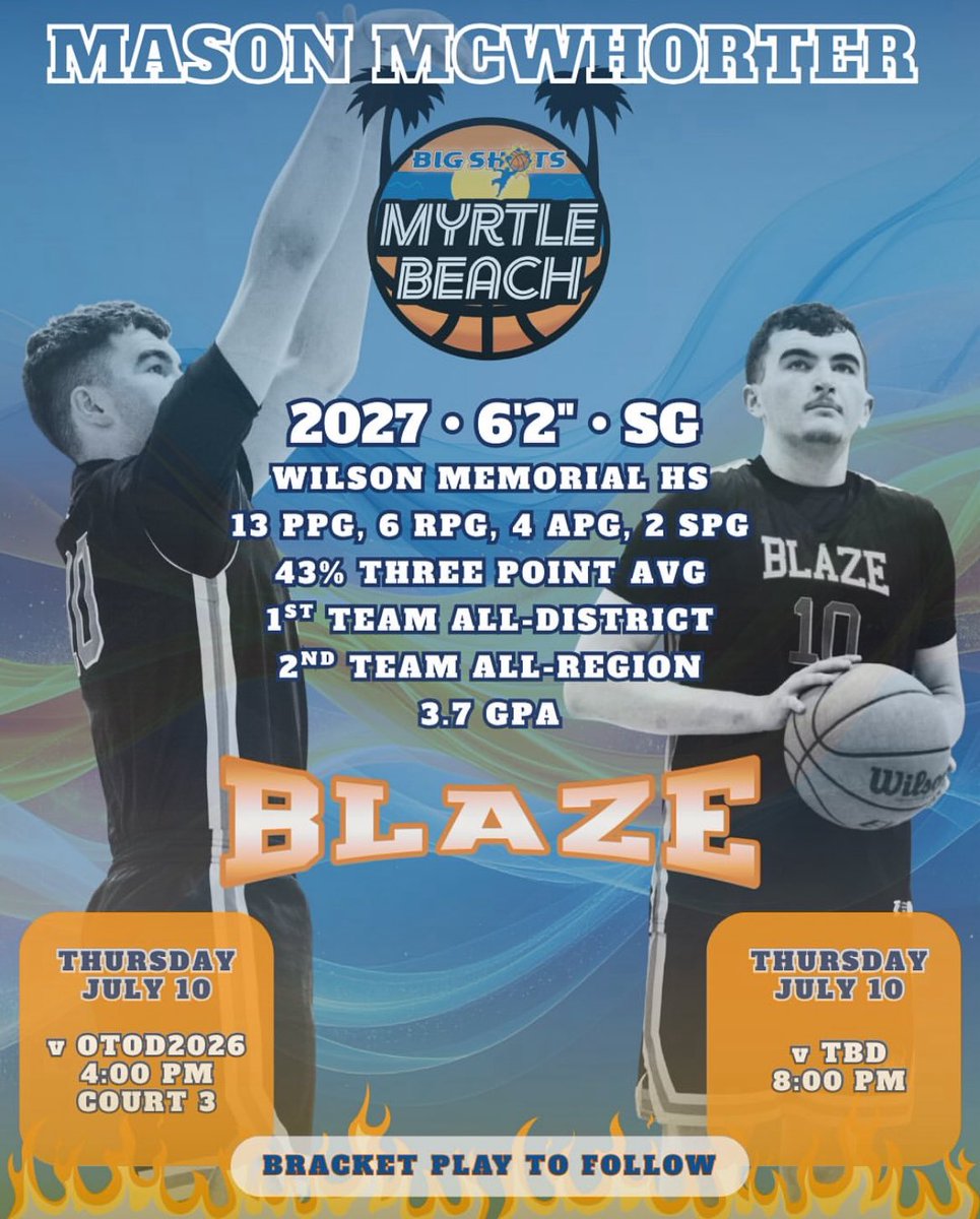 Coaches I will be attending Myrtle Beach live period Thursday and Friday! Below is my schedule.