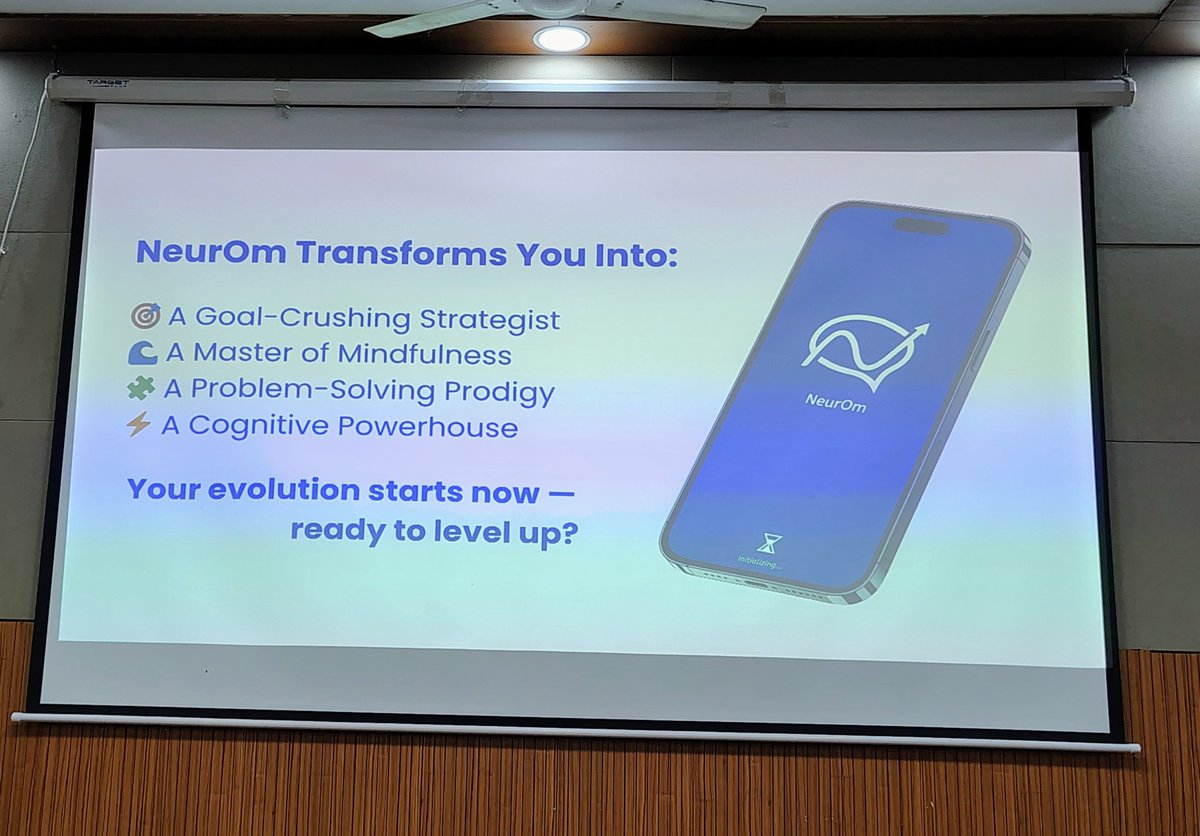 🧠 ડિજિટલ ક્રાંતિ તરફ એક પગલું!
SPUમાં ‘ન્યુરોમ’ એપનો ભવ્ય લૉન્ચ — ભારતીય જ્ઞાન પરંપરા અને BCI ટેકનોલોજીનું સમન્વય!

📱CerboTech દ્વારા વિકસિત, SPSEC ઇન્ક્યુબેટેડ
🎓 સ્થાપિકા: Alumni શ્વેતા પ્રજાપતિ

#NeuromApp #SPU #SPSEC #WomenInTech #MentalWellness