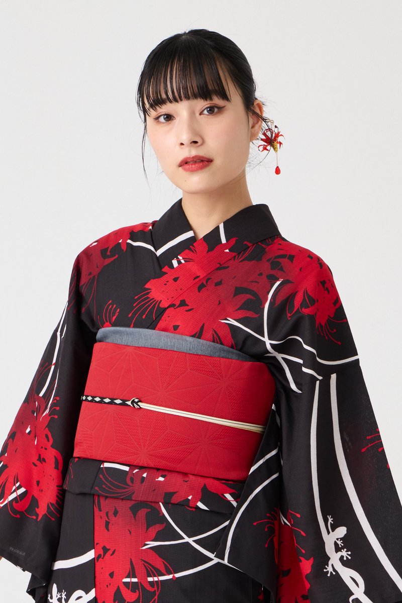 しまたまです✳︎ふりふの浴衣「波唐草」美品 オリジナルテキスタイル ｜ 着物・振袖・袴のふりふ