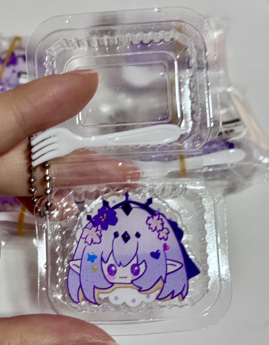 Hyacine and castorice acrylic pancake box charms 🥞 #HonkaiStarRail