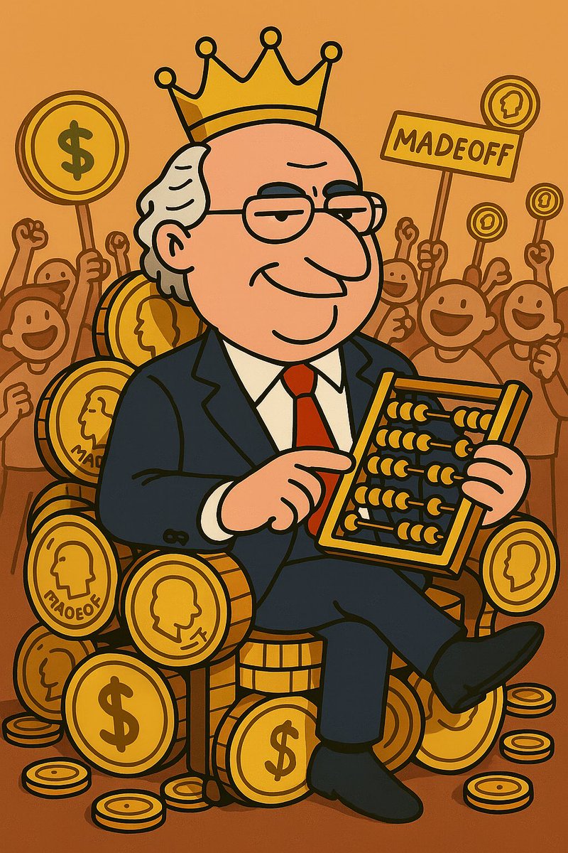 BurnhardMadeoff's tweet photo. @0x007alpha @revshare_app Nice find, kid.

#MADEOFF is dishing dollars every 15 minutes like my old money-printing days. 

The key is to stay invested. Don’t ask questions coz it’s proprietary financial engineering.

Burnhard L. Madeoff https://t.co/yQwnPJAw9h