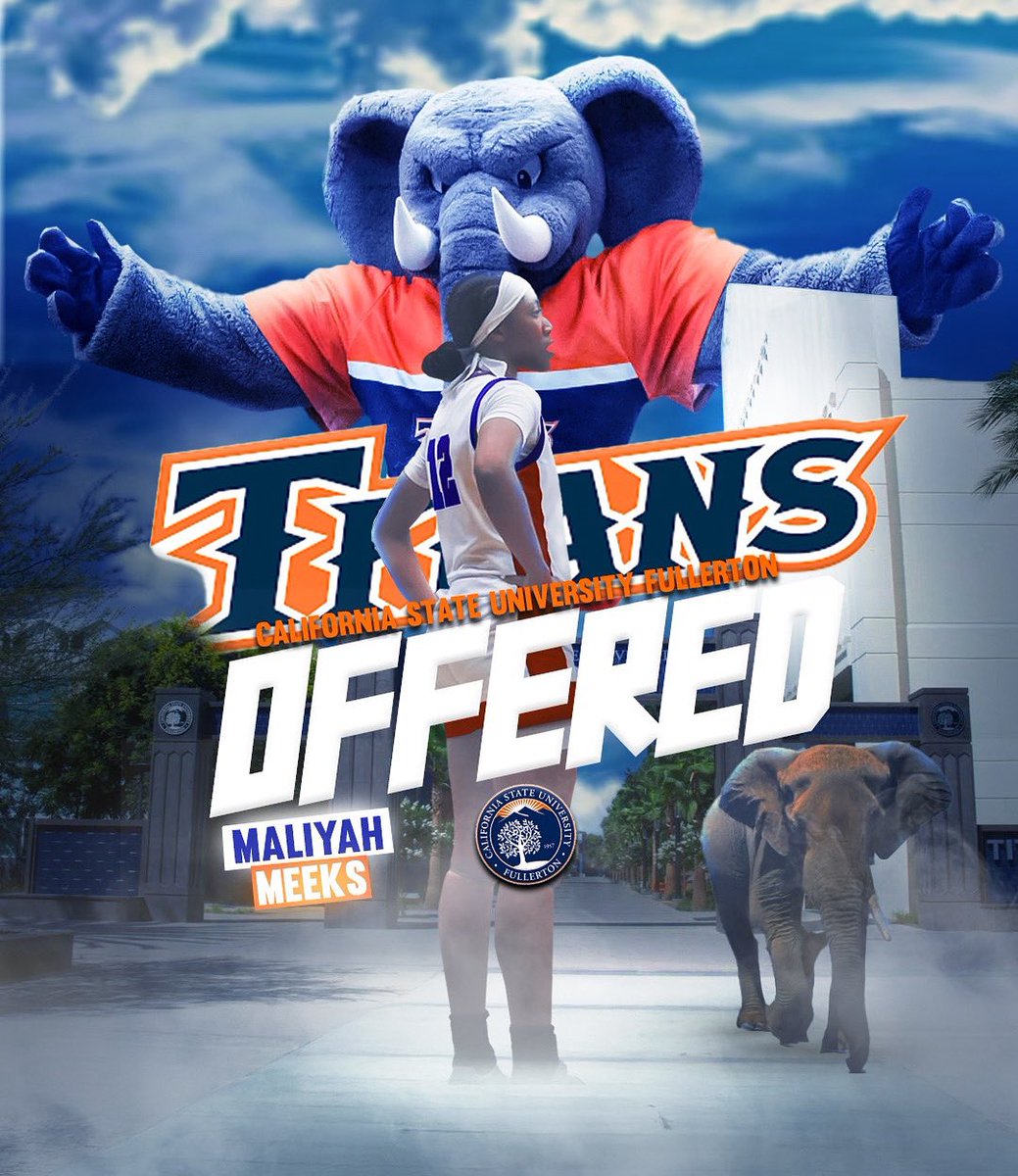 meeks_maliyah's tweet image. Blessed and thankful to receive a D1 offer from California State University Fullerton thank you @coachbonner12 all glory to God.