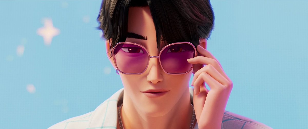 julianmiflaco's tweet image. guys hear me out on this ship... jinu from saja boys... and rumi from huntrix...