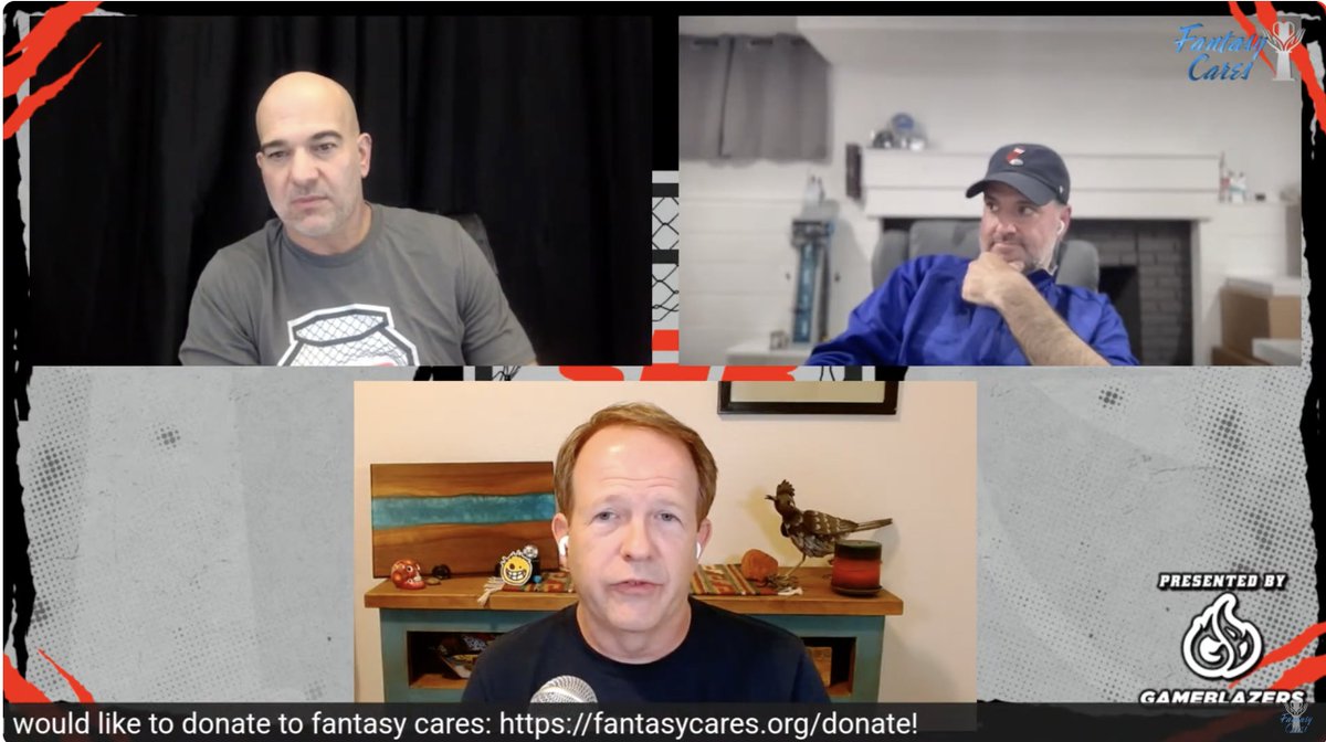 Jeff Blaylock (@jeffblaylock) on Twitter photo I was honored to join <a href="/SalLetoFF/">Sal Leto</a> and <a href="/BobGilchristFF/">Bob Gilchrist</a> deep in the heart of the #SFB15 <a href="/SFBPodathon/">SFB Podathon</a> last night. We chatted about <a href="/FantasyCaresOrg/">Fantasy Cares #fantasycares</a>, the incredible fantasy community and a little bit of draft strategy. Hopefully, you two sleep well tonight. Thanks for having me! I was honored to join <a href="/SalLetoFF/">Sal Leto</a> and <a href="/BobGilchristFF/">Bob Gilchrist</a> deep in the heart of the #SFB15 <a href="/SFBPodathon/">SFB Podathon</a> last night. We chatted about <a href="/FantasyCaresOrg/">Fantasy Cares #fantasycares</a>, the incredible fantasy community and a little bit of draft strategy. Hopefully, you two sleep well tonight. Thanks for having me!