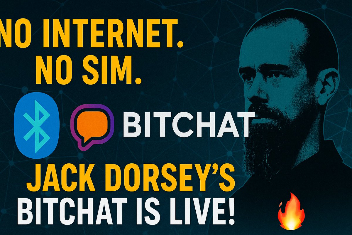 CryptoLordTT's tweet image. youtube.com/shorts/DT3tc7e…

🔊 “Jack Dorsey just launched a new decentralized chat app—and it’s WILD!
#Bitchat #JackDorsey #BluetoothChat #DecentralizedApps #MeshNetwork #CryptoTech #Web3 #NoInternet #CryptoNews #PrivacyTech #OfflineChat #CryptoLordTT