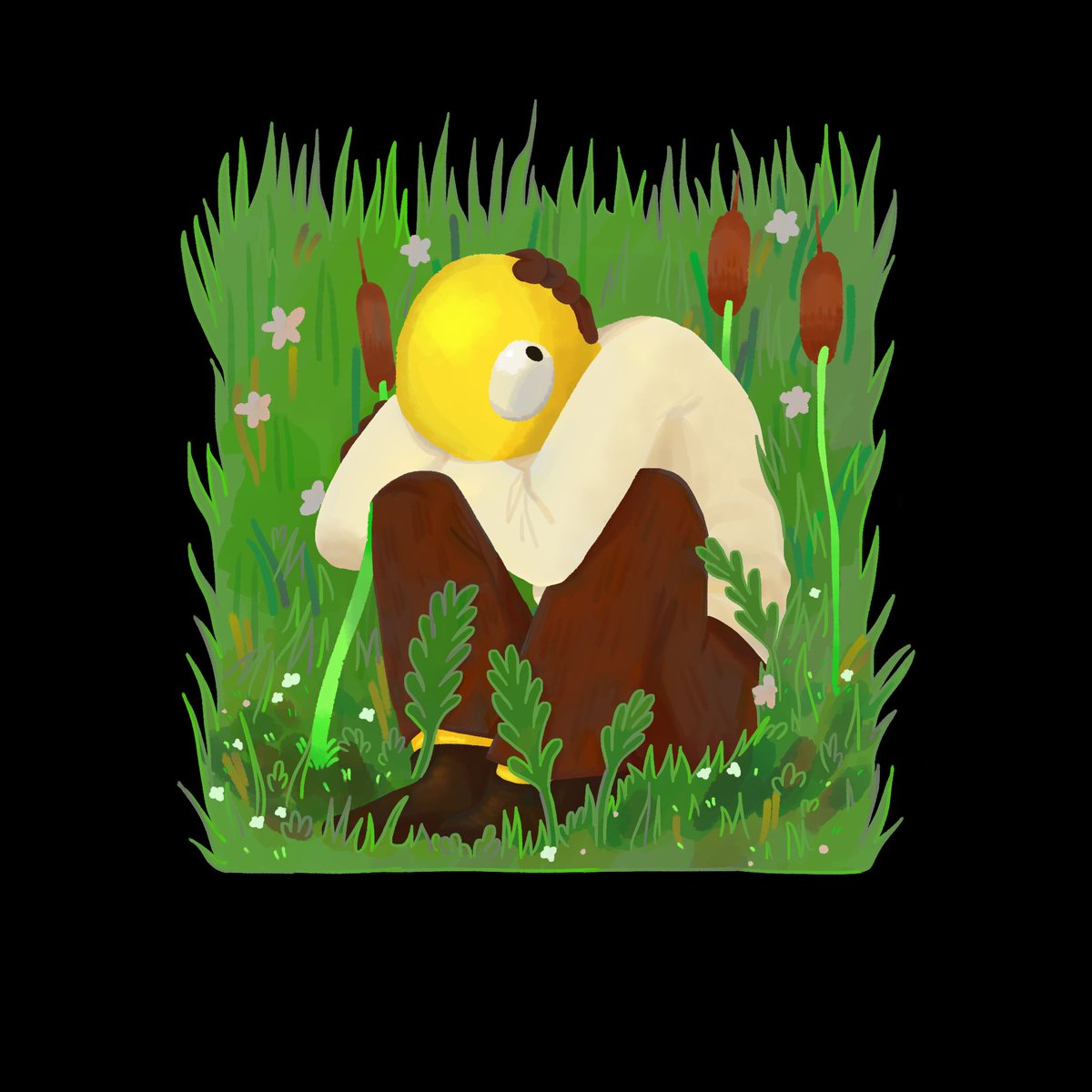 10/4/24 - another abstract piece, based off of “all i need” by radiohead, along with a bunch of other melancholic songs