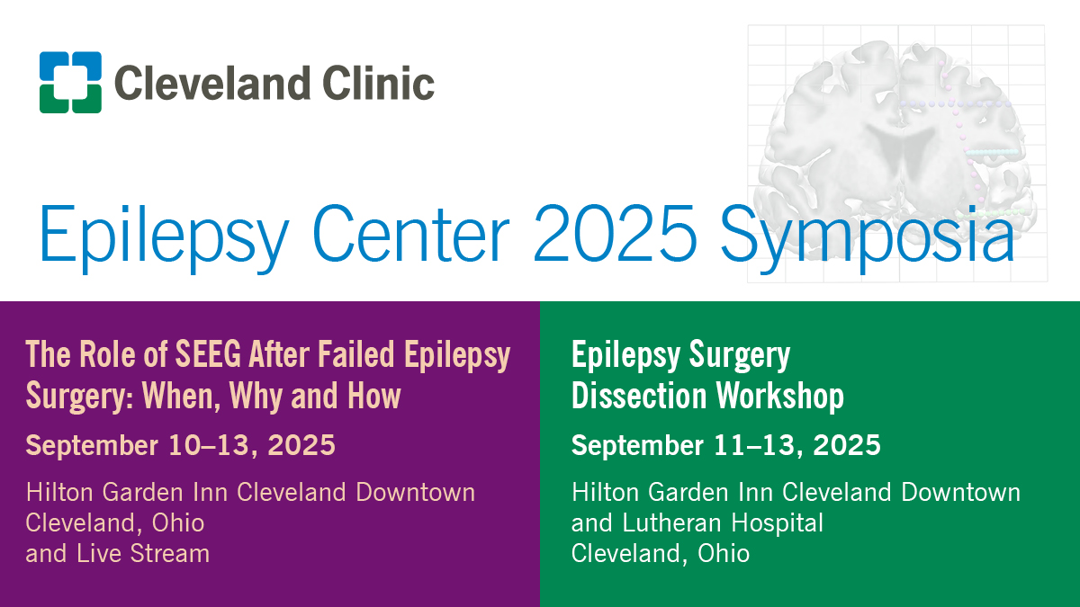 epilepsydoc's tweet image. Announcing our 2025 #ClevelandClinic #SEEG & #EpilepsySurgery Courses.
Advance your #SEEG skills with the best of the best, OR register for the surgical hands-on workshop dedicated to the practice and art of #Epilepsy #Surgery. (The latter is geared towards #neurosurgery…