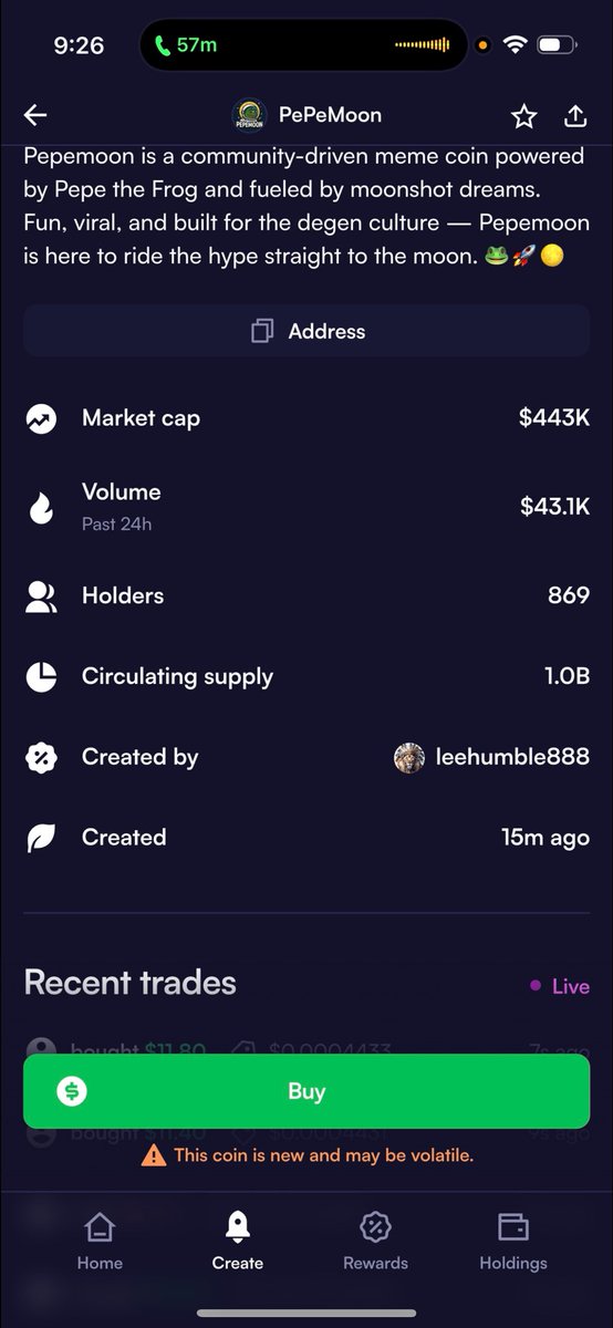 Jovannys619's tweet photo. Hmmmm @moonshot looks like #PepeMoon pumped their own funds to send it to the top of trending then to dump on their new holders ππ
What a shameβ¦
Maybe people needa start looking atβ¦.
$NVM
CA: FDNpnqqm6kSpLnYpifjFcSJu2786V8fKt7qXft18moon https://t.co/pMyPfSjnyQ