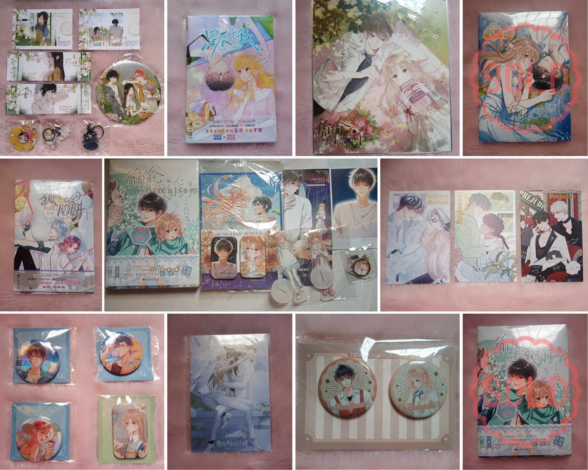 patriciaaaa05's tweet photo. WTS /LFB :
Hidden Love manhua vol. 4 &amp; merch, The Fox's Trap vol. 1, manhua official postcards &amp; etc.
✨ New &amp; Seald | Ready To Ship
(My Lucky Star vol. 1 - unseald but still new)

Rfs: extras
#hiddenlove #偷偷藏不住 #Merch #SummerBloom #thefoxstrap #manhua #MyLuckyStar #forsale https://t.co/RwSE9Z9u6x