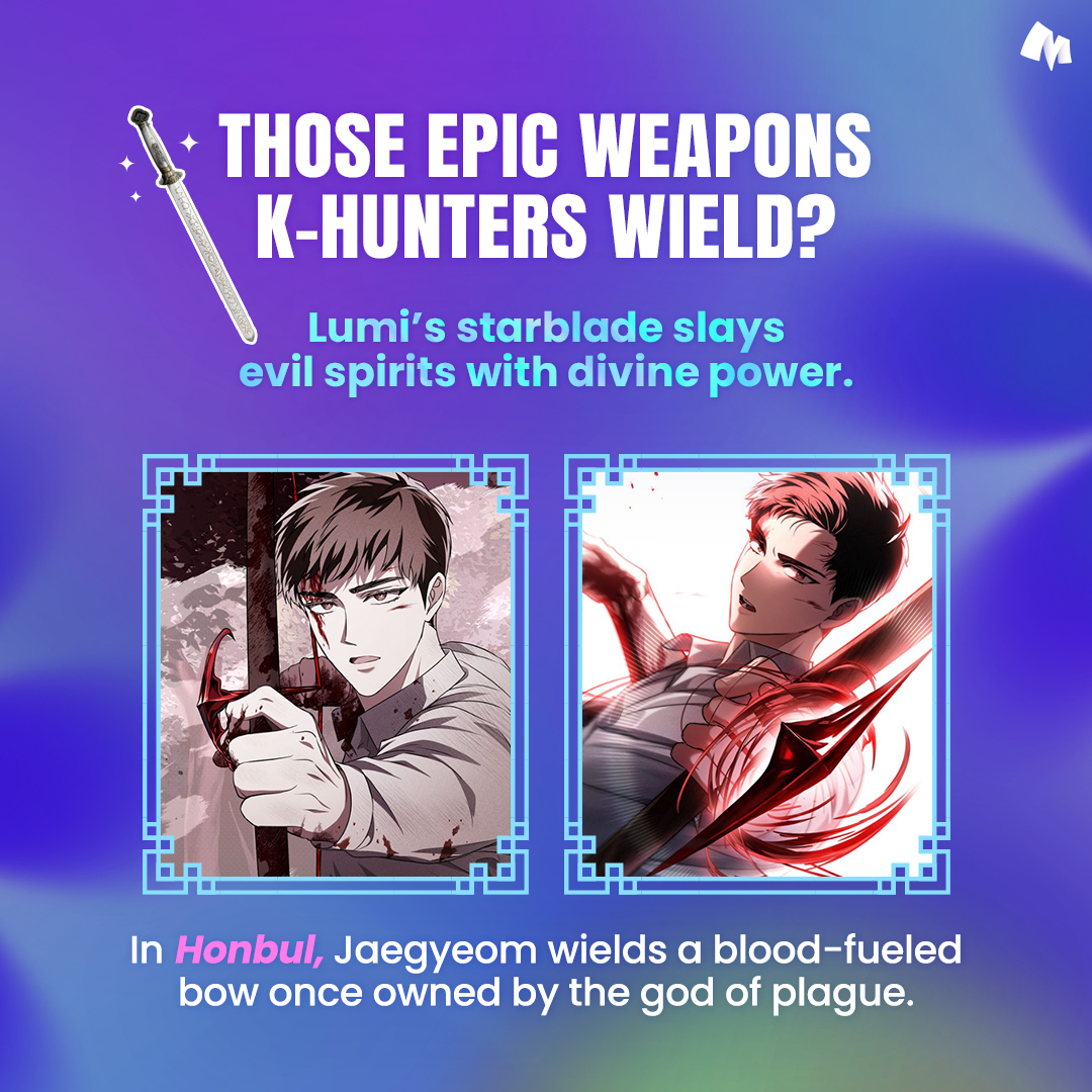 MantaComics's tweet image. Hooked on K-pop Demon Hunters and craving more Korean vibes? &lt;Honbul&gt; is your next read π€©ππ°π·
Read it now on Manta! π bit.ly/4nwoobD
#MantaComics #KpopDemonHunters #Honbul #Webcomic #ManhwaRecommendation #Koreaculture