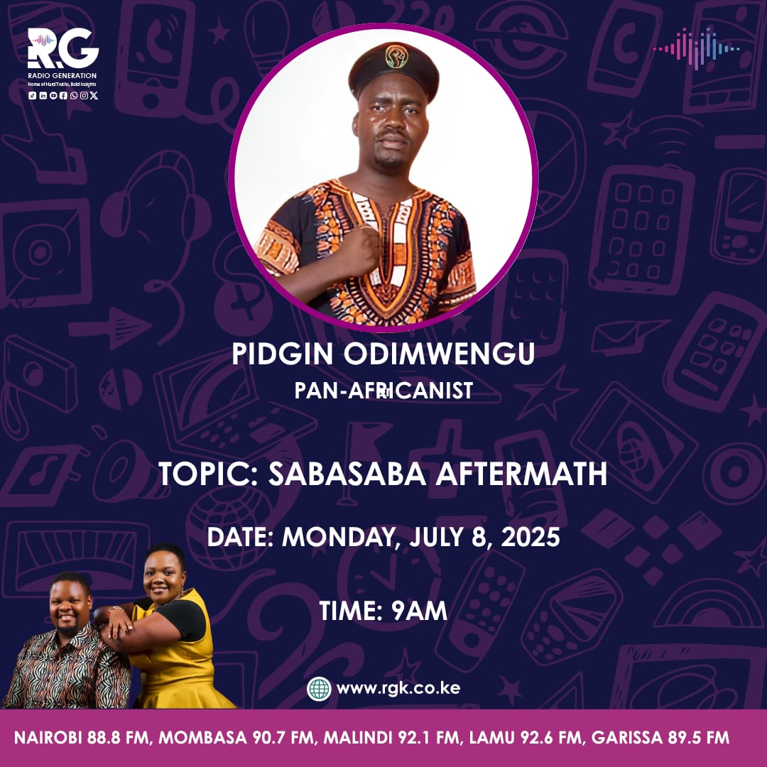 Radio Generation (@radiogenke) on Twitter photo Saba Saba aftermath...
#ThePeoplesBreakfast
#HomeOfHardTruths
<a href="/pigbinodimwengu/">ODIMWENGU PIGBIN, Progressive Panafrikan</a> <a href="/mungalambuvi/">Paul Mung'ala Mbuvi</a> & <a href="/Triciahbb/">TriciahWayua</a> Saba Saba aftermath...
#ThePeoplesBreakfast
#HomeOfHardTruths
<a href="/pigbinodimwengu/">ODIMWENGU PIGBIN, Progressive Panafrikan</a> <a href="/mungalambuvi/">Paul Mung'ala Mbuvi</a> & <a href="/Triciahbb/">TriciahWayua</a>