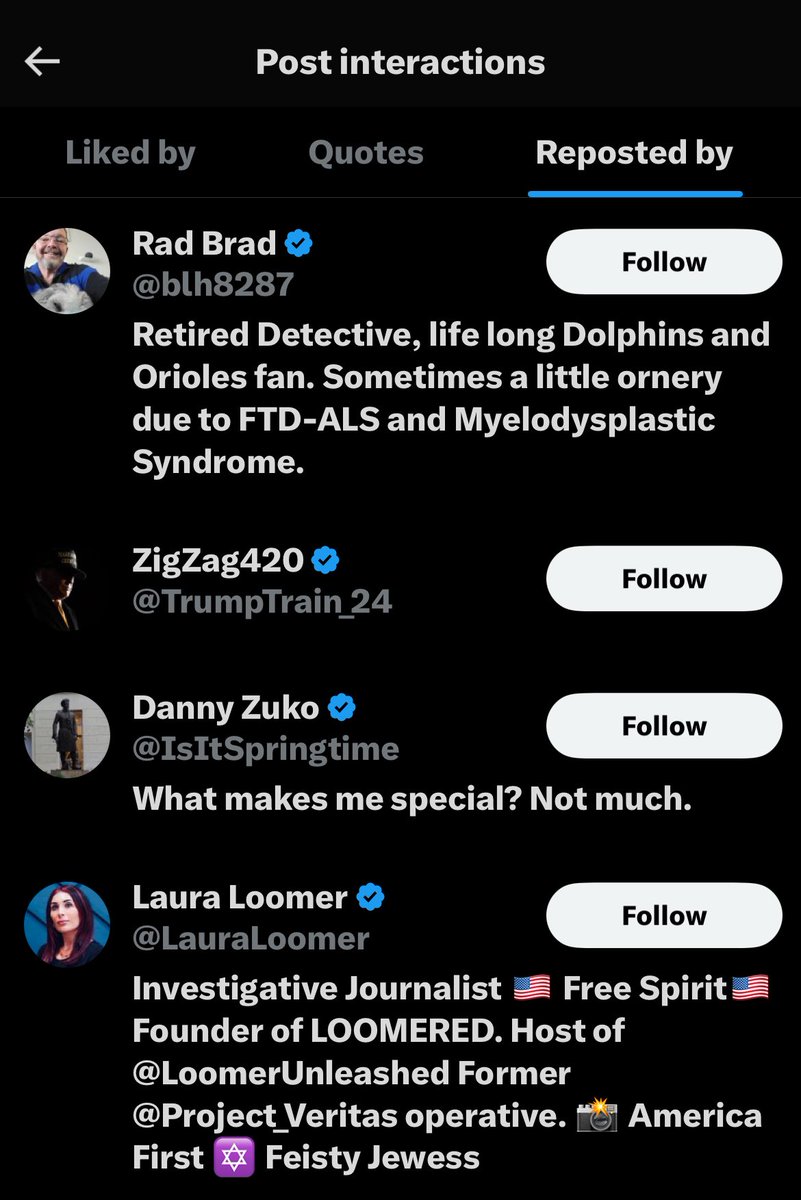I’ve been retweeted by Laura Loomer?