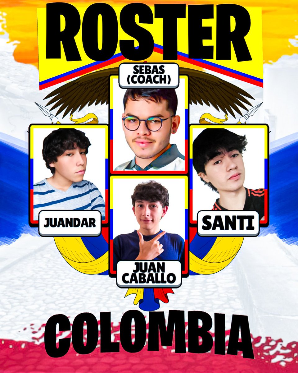 SelColEsportsBs's tweet photo. Mañana será nuestro debut en la BSN contra la dos veces sub campeona selección de México 🇲🇽

Nuestro roster seá:

🗣 | @sebasBs_1
👤 | @JuanCaballobs
👤 | @7689Juanda
👤 | @Santixzzzx https://t.co/LEJy2Np7J7