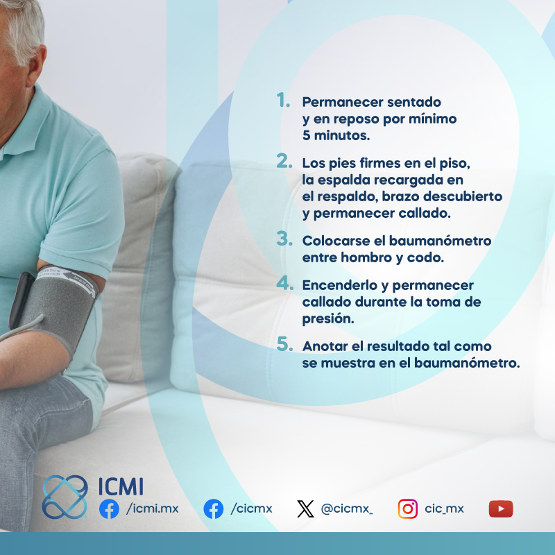 #Conocimiento_CIC
¿Sabes cuál es la forma correcta de medir tu presión arterial en casa con un #baumanómetro?
👉¿Necesitas una valoración médica? Somos tu Clínica especializada en  #InsuficienciaCardíaca
☎ 33 3621 0808
📱 WhatsApp 3316031390