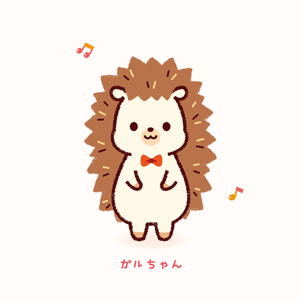 shimakomako's tweet photo. 福岡市民ホール様　
情報誌にてキャラクター「ガルちゃん」を制作
させていただきました🌸

イタリア・カサーレ地方出身のハリネズミ💫
新しくなったホールの紹介や情報を楽しく
紹介してくれます🎵☺️

これからよろしくお願いします🌸 https://t.co/CejRaAZEre