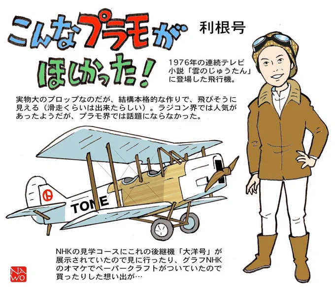 こんなプラモが欲しかった・雲のじゅうたんの利根号 
