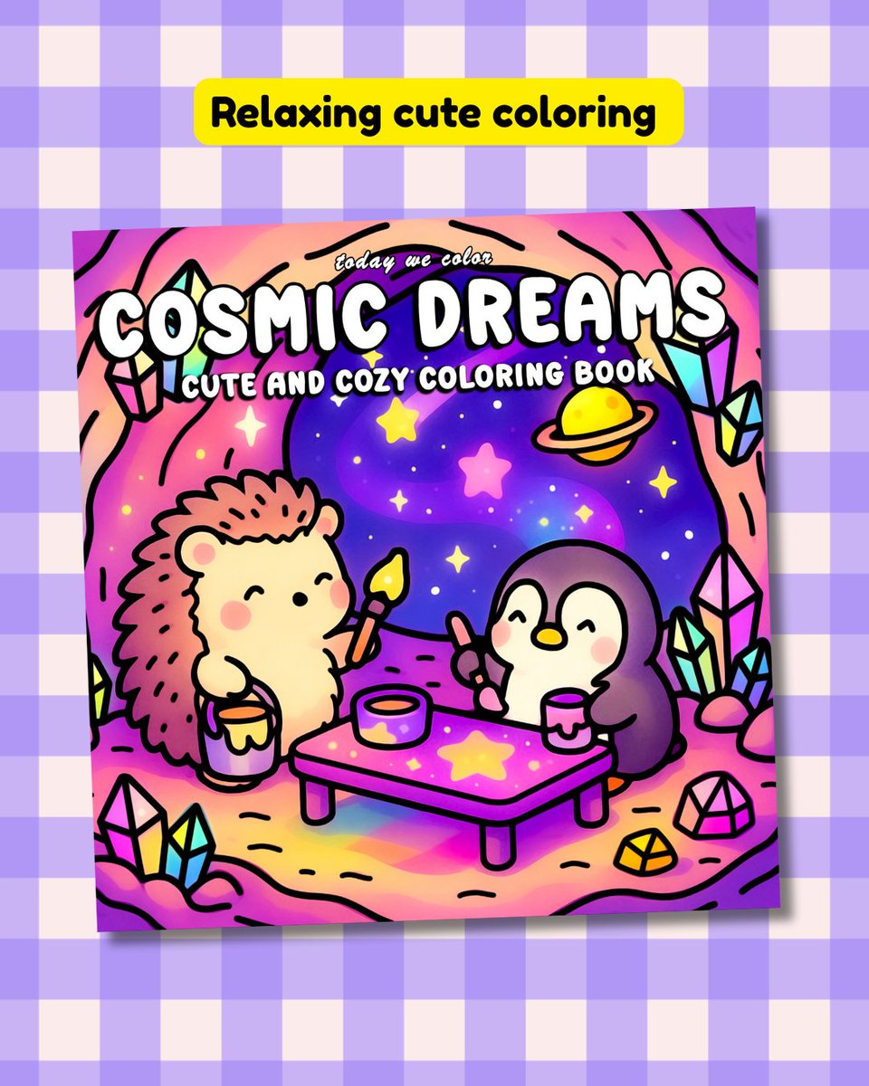 todaywecolor's tweet photo. Cosmic Critters has officially landed! 🌙🪐
Adorable space animals, dreamy stars, and cozy vibes all packed into one super cute coloring adventure 🎨

#coloring #coloringbook #adultcoloring #coloringtherapy

https://t.co/tFFsqL8w30 https://t.co/0NZAHAn70J