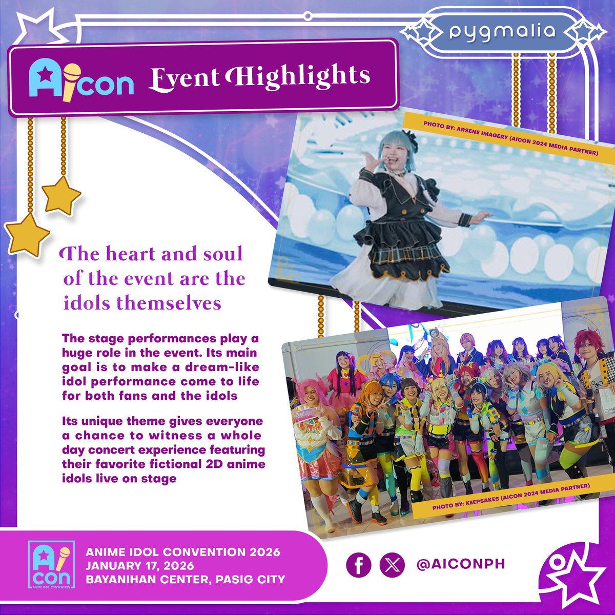 AIConPH's tweet image. Let&apos;s talk about AICon!🌟

Learn more about the history of the event, why we created it, why we celebrate our love for 2D anime idols, a refresher on AICon&apos;s event structure, especially for returnees and newcomers

#AnimeIdolConvention2026 #AIConPH #AICon2026 #AIConPH2026