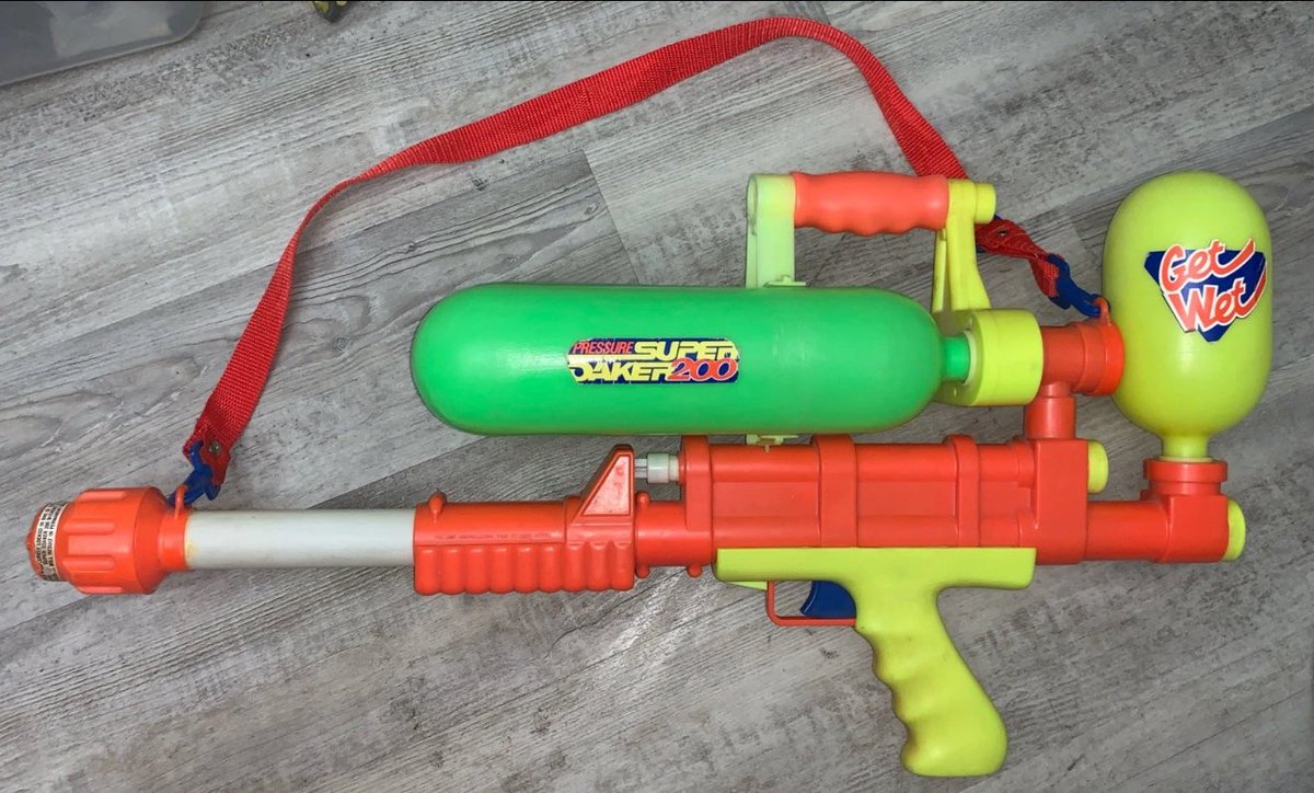 As a kid in the early 90’s, nothing quite matched the raw power you’d feel wielding a Super Soaker 200 as you mow down your helpless friends: