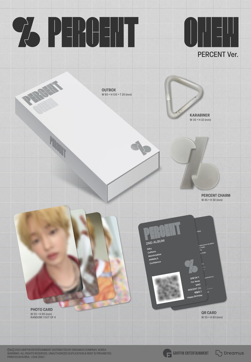 온유 ONEW 2ND ALBUM [PERCENT] 
PERCENT Ver. Album Details

Pre-Order
bit.ly/ONEWPERCENT

2025.07.15 6PM (KST)

#온유 #ONEW
#PERCENT #ONEW_PERCENT
#퍼센트 #온유_퍼센트 #온유퍼센트