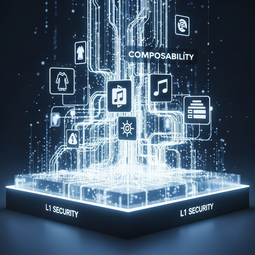 Dr_BNV's tweet photo. @JourneyMacro The true significance of enhanced L1 security and composability isn't speculative price action.

It's the hardening of the foundational rails for new economic models where individuals, their agents, and brands can transact with verifiable trust and create shared value. https://t.co/WquEYqkYFq