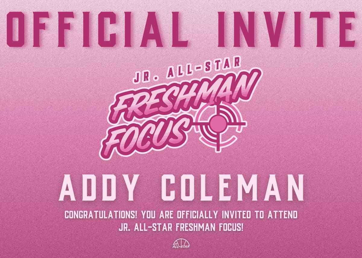 Addy Coleman (@addycole22) on Twitter photo So appreciative for the invite <a href="/JrAllStarBB/">Jr. All-Star Girls Basketball</a> ❤️❤️❤️
<a href="/CoachTealDavis/">CoachTealDavis</a>
<a href="/TeamUnlimited16/">Team Unlimited</a>
<a href="/CCHSLadiesBball/">Lady Cougars Bball 🏀</a> So appreciative for the invite <a href="/JrAllStarBB/">Jr. All-Star Girls Basketball</a> ❤️❤️❤️
<a href="/CoachTealDavis/">CoachTealDavis</a>
<a href="/TeamUnlimited16/">Team Unlimited</a>
<a href="/CCHSLadiesBball/">Lady Cougars Bball 🏀</a>