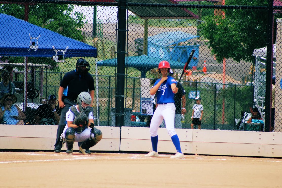 This team is competing more every tournament! It was great to be a part of it the past two weeks in Colorado. Batted an AVG of .480 &amp; had a .552 OBP