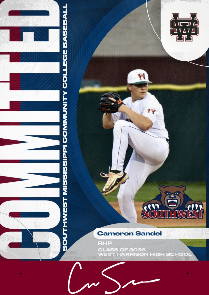 cameron_sandel's tweet image. 110%! I am humbled and grateful to announce my commitment to @SMCC_BB. All glory to God, and thank you to everyone who pushed me to get here! Go Bears! #process @JackEdmonson04 @CoachDMount @bspring14 @MississippiRays @CoachFarmer19