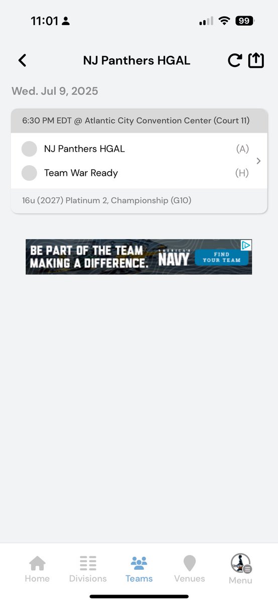 First game <a href="/TheHoopGroup/">Hoop Group</a> Atlantic City jam fest with <a href="/njpanthersboys/">NJ Panthers Boys</a> 
Wednesday 
Court 11 6:30pm