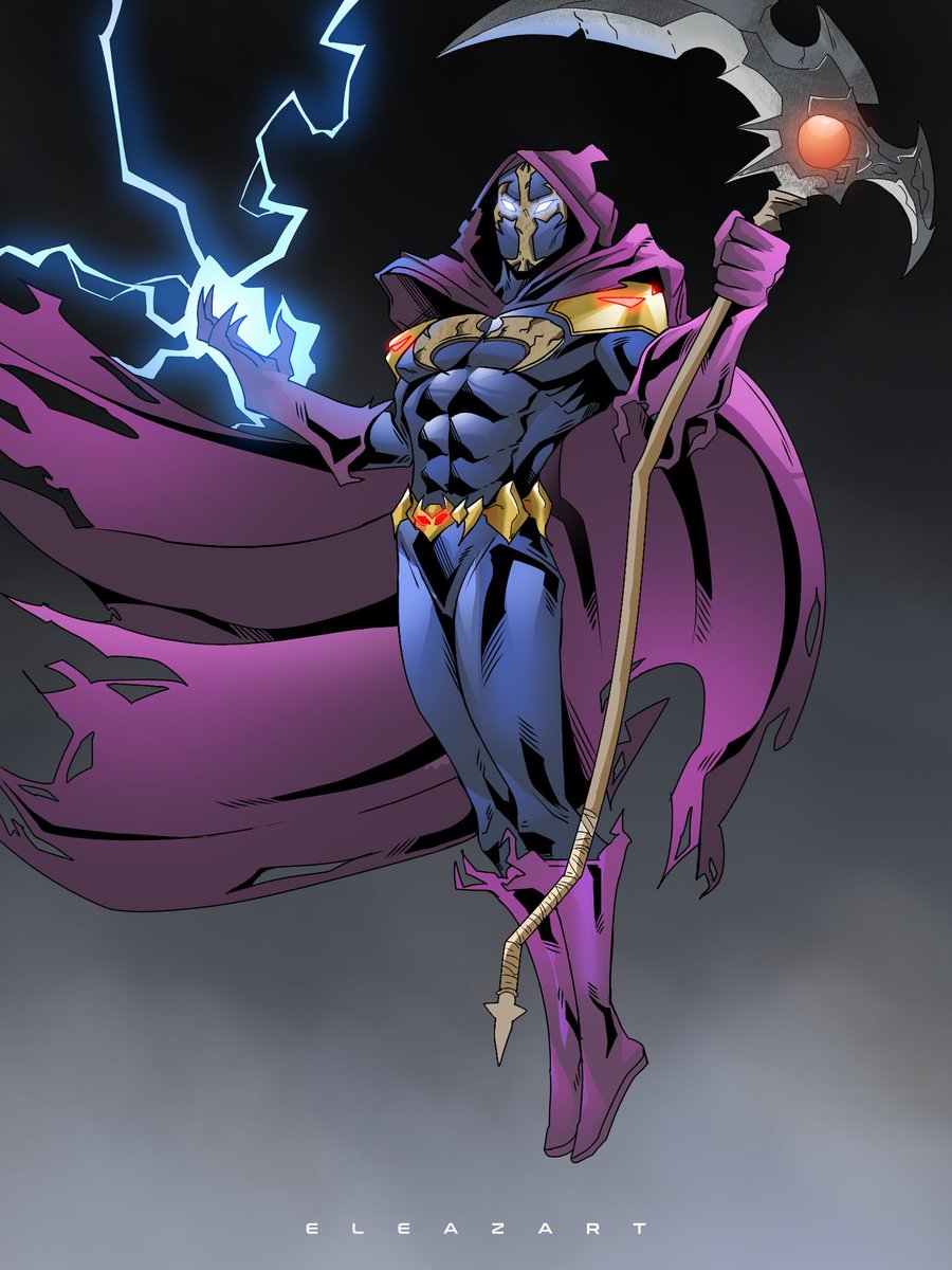 eleazarddesigne's tweet image. Something recent I did for Ghost-Reaper Comics 🔥