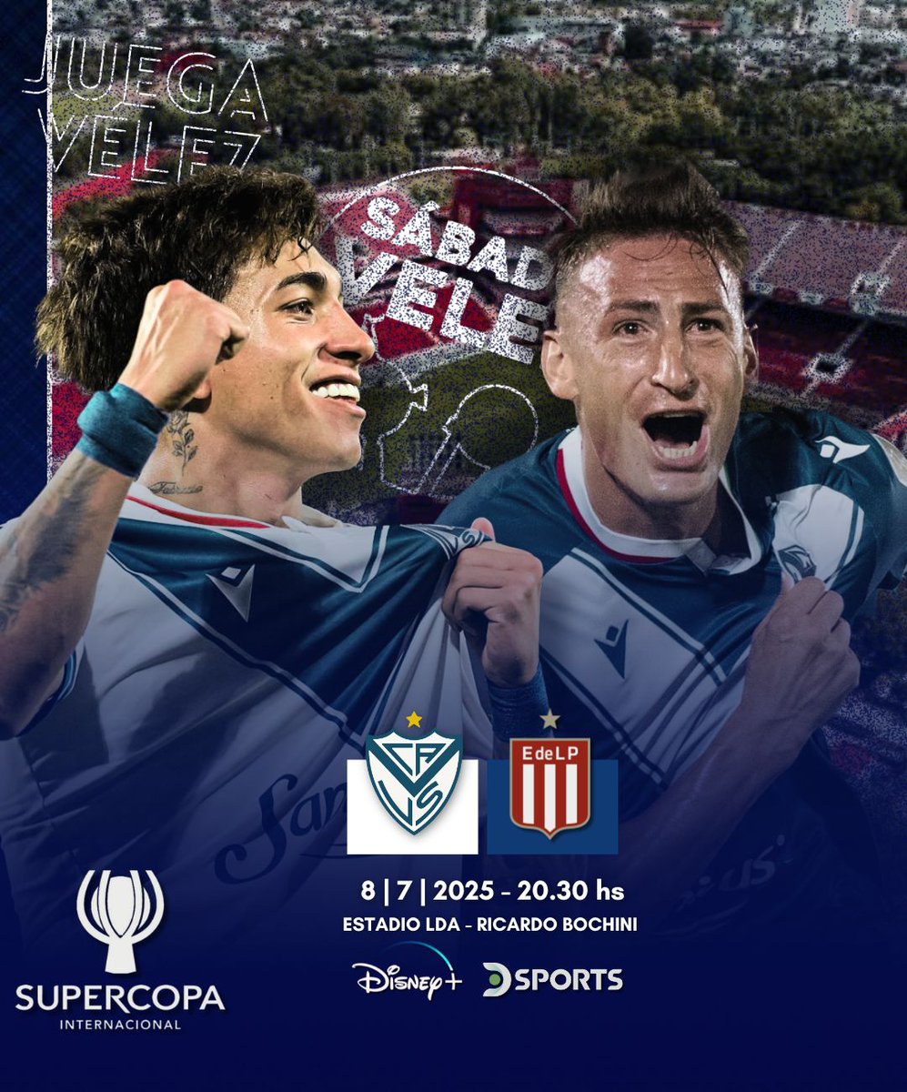 ¡HOY #JUEGAVÉLEZ! 💙🤍💙