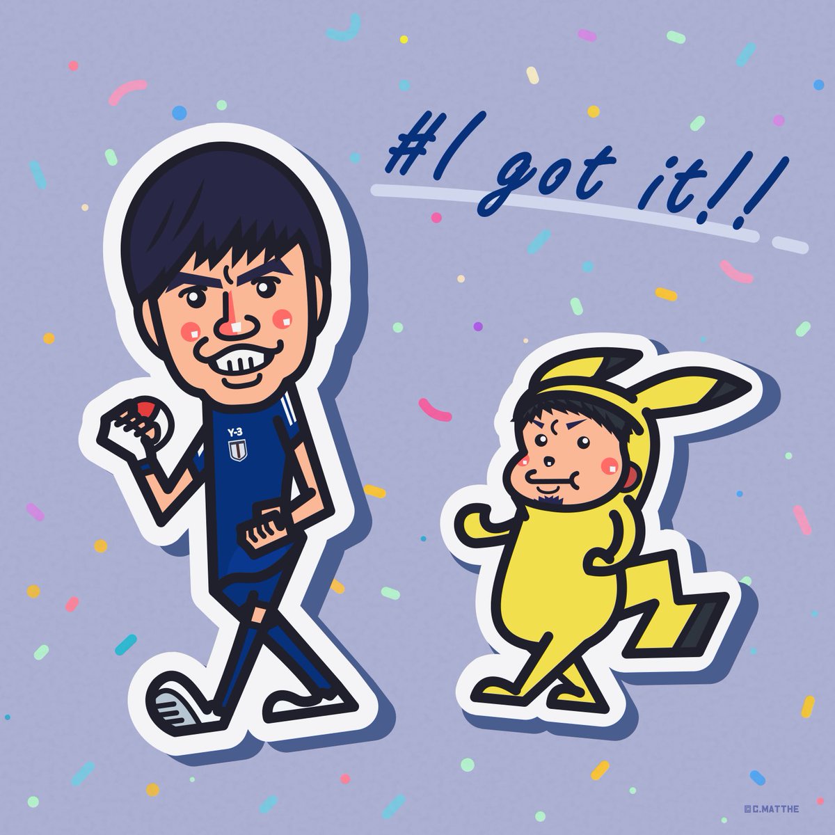 日本代表、ゲットだぜ!

#田中聡 🇯🇵⚽️
#スガチュウは招集されていません #daihyo