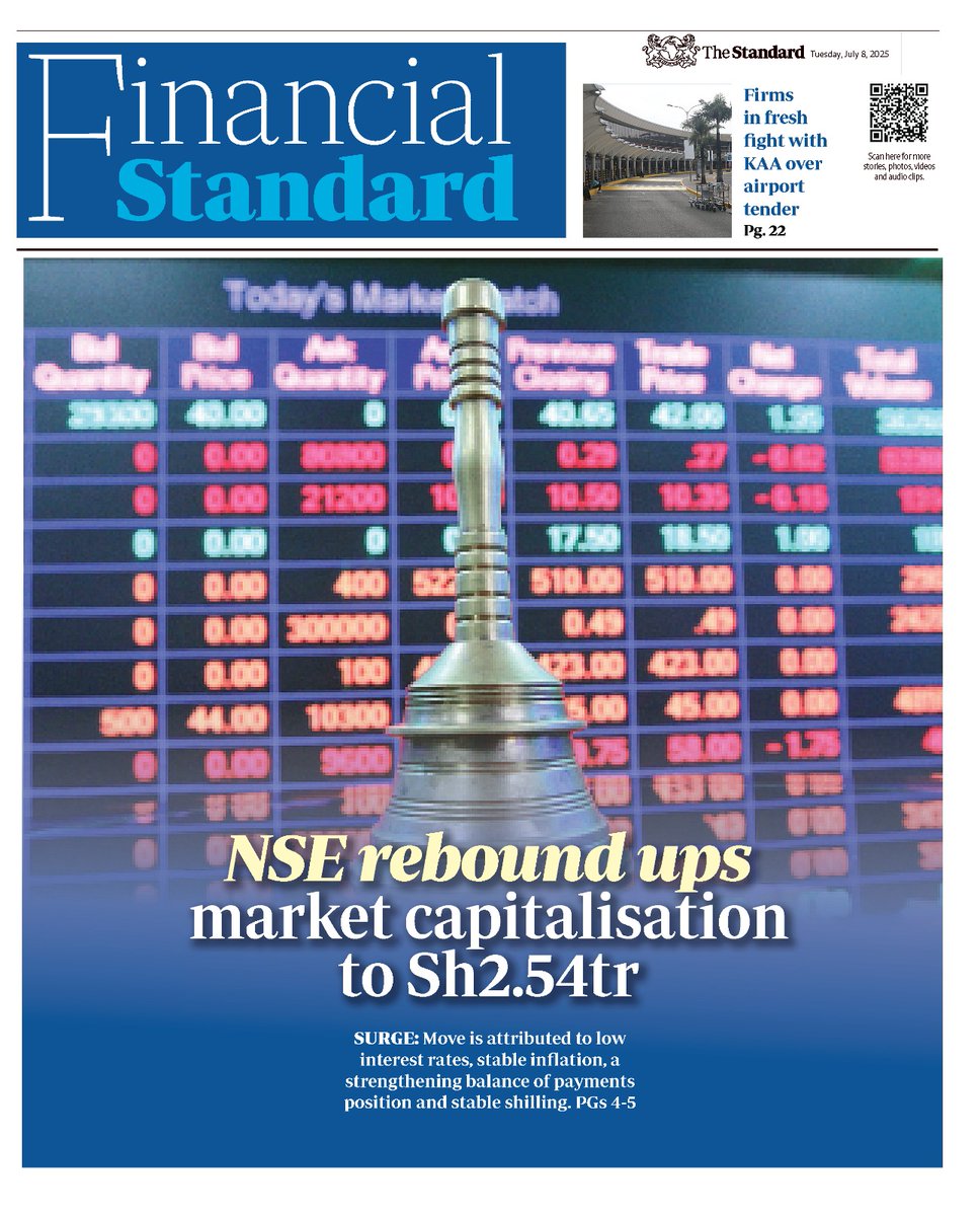 Stay informed with The Standard E-Paper delivered straight to your device anytime, anywhere. Get FULL ACCESS for just Sh7699 all year and SAVE over 45%! Download the app:

bit.ly/TheStandardDig…