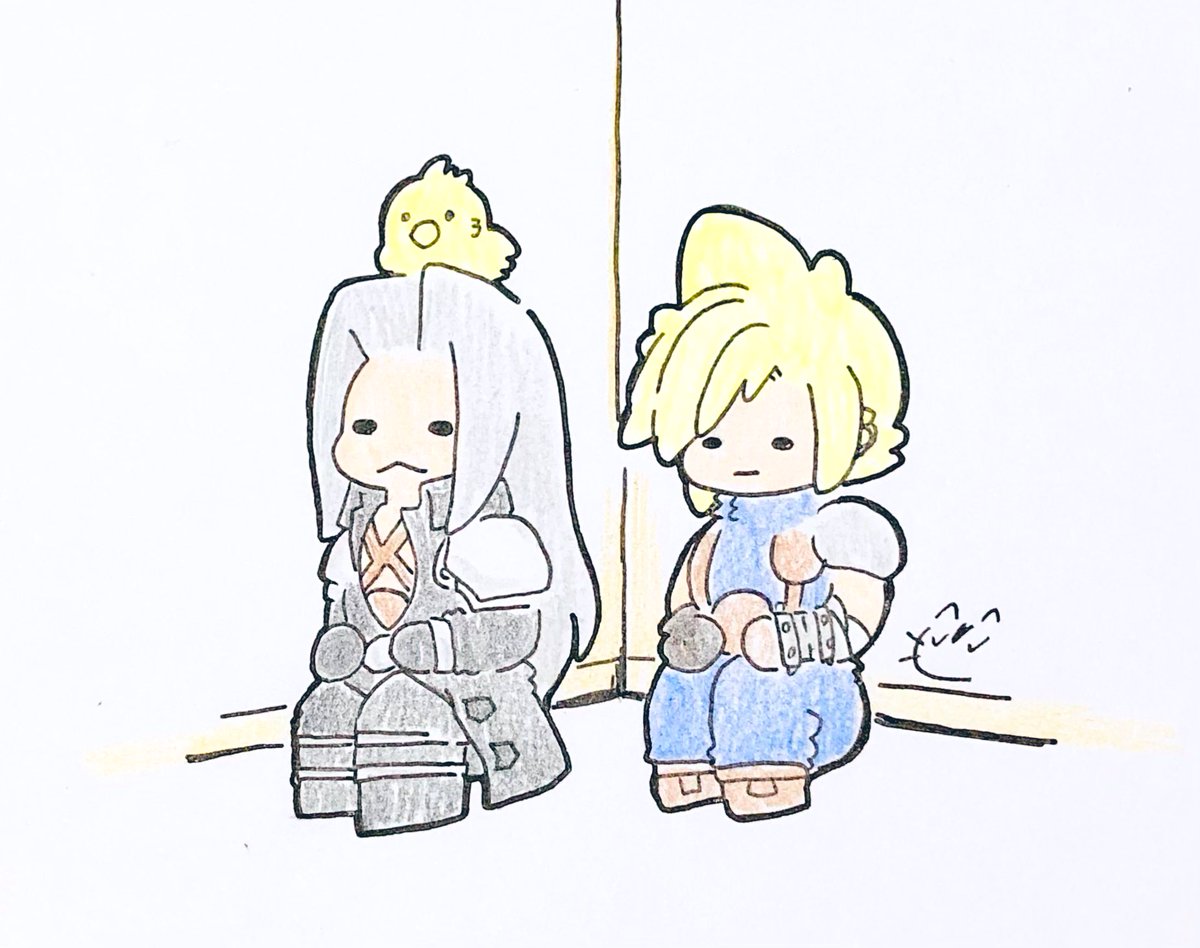 【すみっコえふえふ】
すみっコセフィロスくんと
すみっコクラウドくん
とちょこぼさん