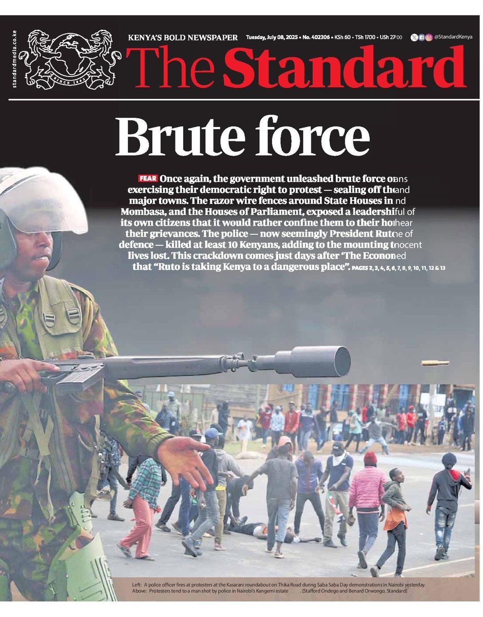 WE LOVE THE STANDARD NEWSPAPER