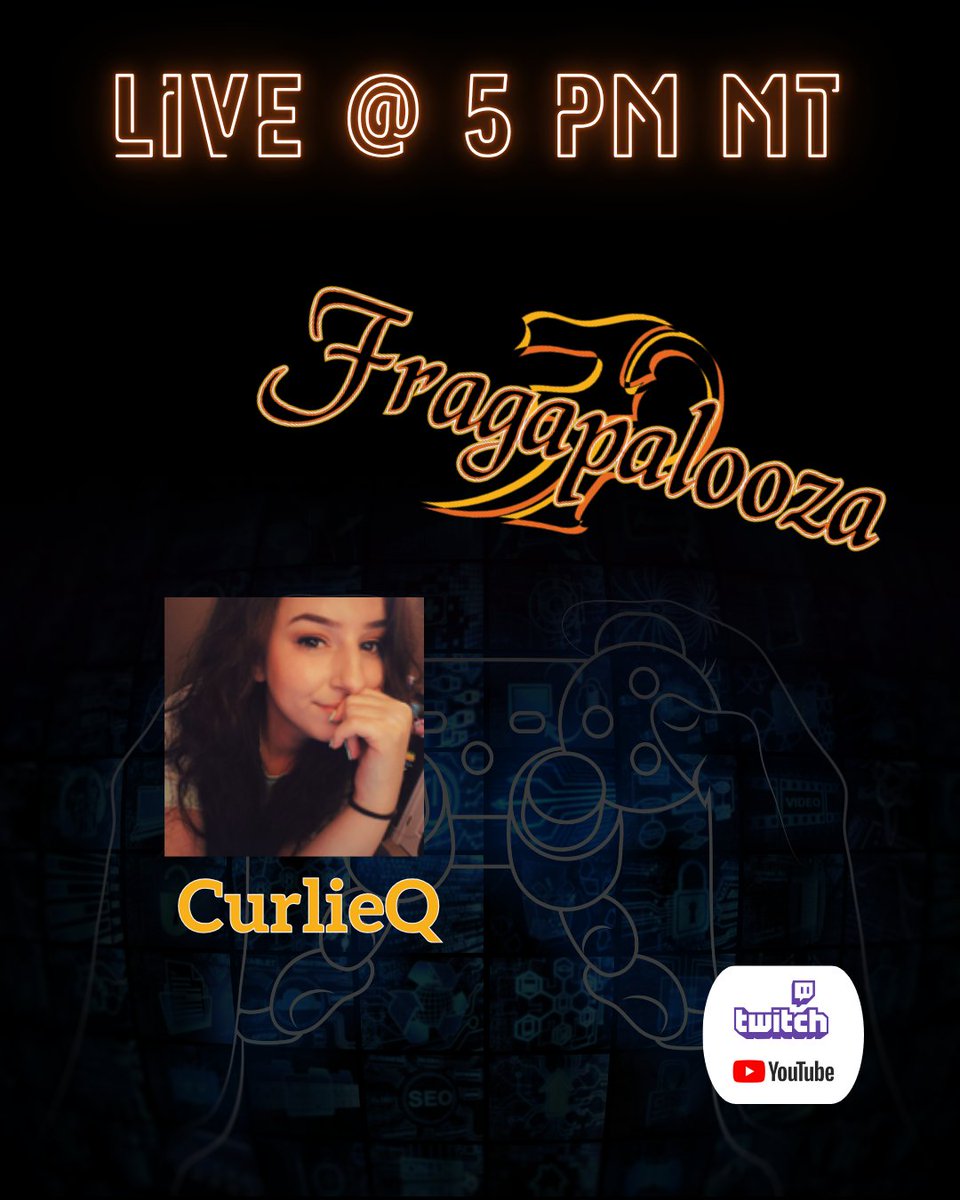 Tune in to CurlieQ playing some Mario Kart World tonight!
You got 30min to get settled and ready for some fun.

#fpevents #fragapalooza #twitchstreamer #youtubestreamer