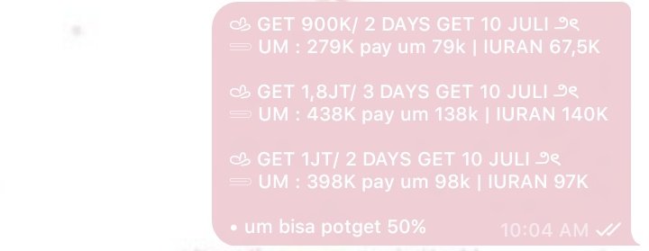 aku avail 3 slot ars tgl 10 um boleh pay kicik yaa #zonauangᅠᅠᅠ #zonajajan