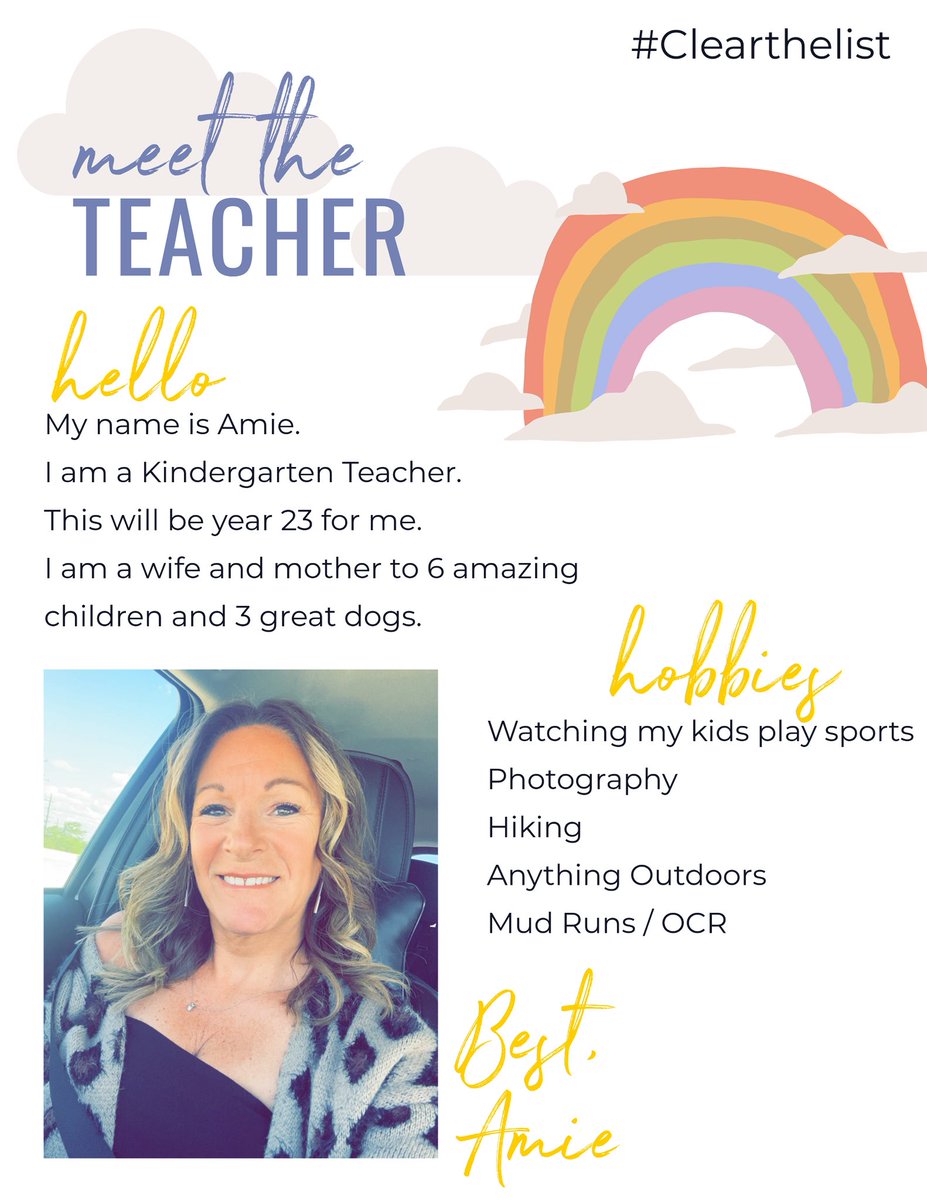 walker_amiej's tweet image. Oh hey! 👋
I’m so glad you’re here! 💓
I 💛 my students and only want the very best for them.
You could help us by helping me with a repost 🔁 or even taking a 👀 at my @Amazon #wishlist
👉 tinyurl.com/56tp3e9p
Thank you 🫶 for any consideration to helping my class.…