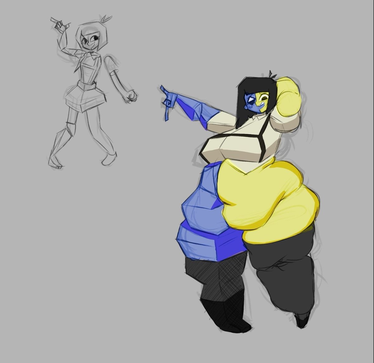 Ena sketch from the backlog for the evening✨️✨️